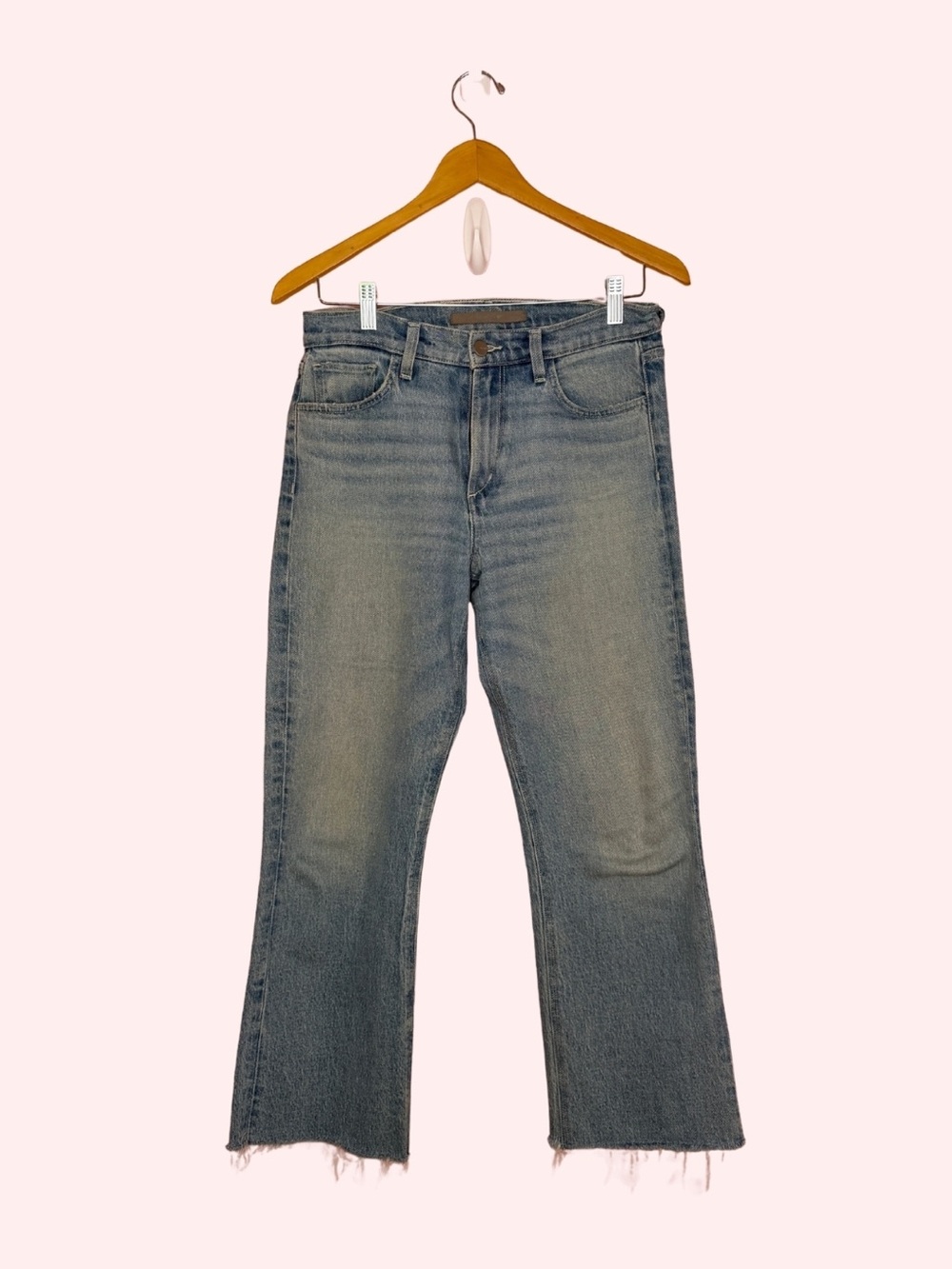 Joe's Jeans Women's Faded Blue Wide-Leg Flare Jeans
